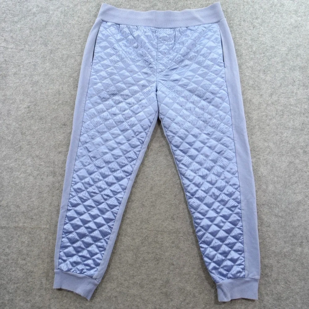True Religion Jogger Sweatpants  Mens Large Blue Quilted Puffer Pants Streetwear